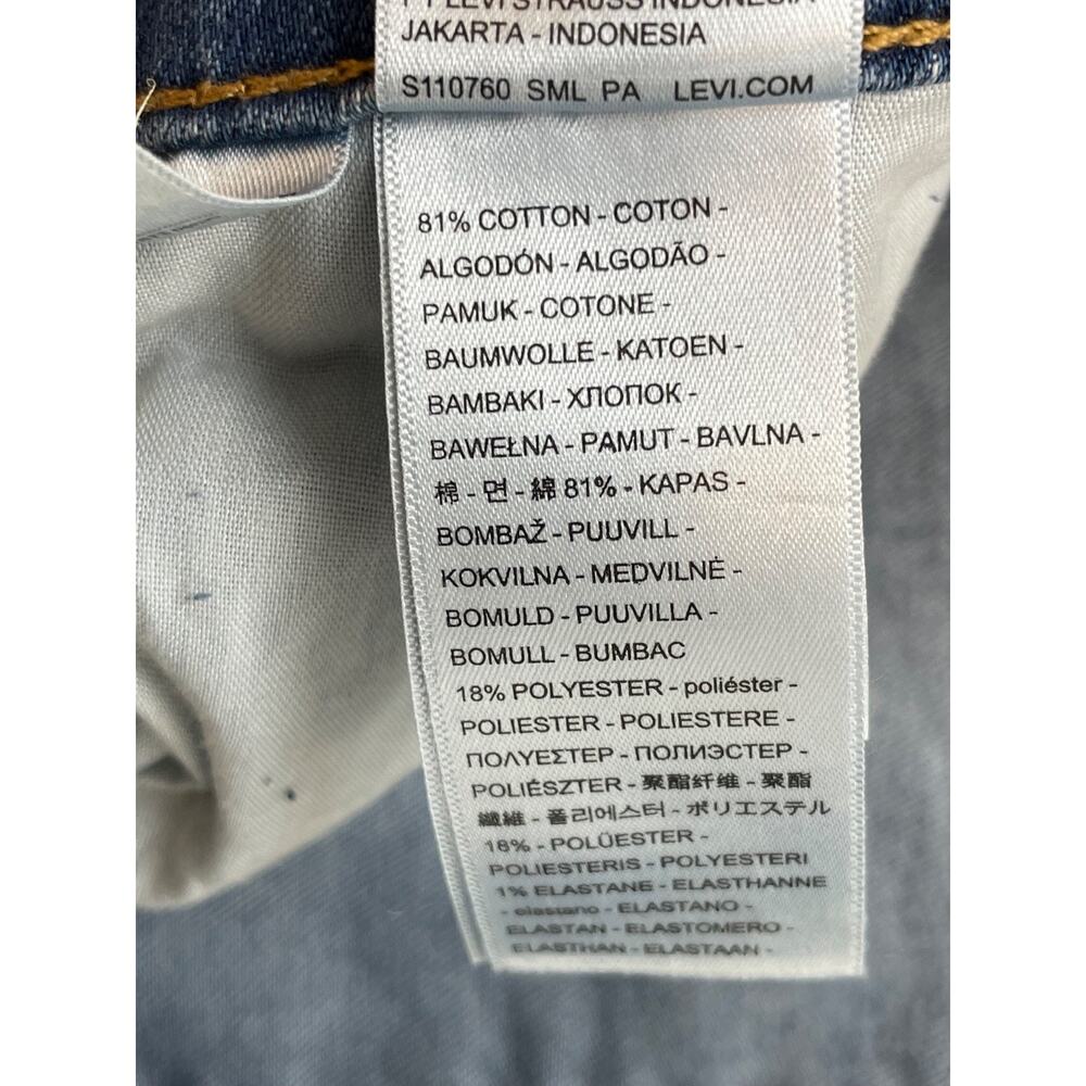 Levis Jeans Womens 10M Blue Cotton Blend Stretch Classic Bootcut Mid-Rise - Picture 5 of 8